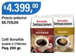 Supermercados Damesco Bonafide café sensaciones oferta