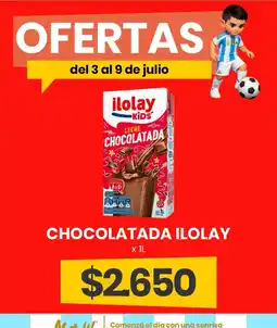 Super Nataly Ilolay kids leche chocolatada oferta