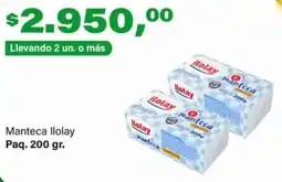 Supermercados Damesco Ilolay manteca oferta