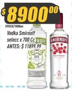 Supermercados Comodin Smirnoff vodka oferta