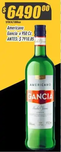 Supermercados Comodin Gancia americano oferta