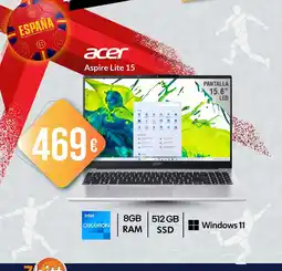 Zbitt Acer aspire lite 15 oferta