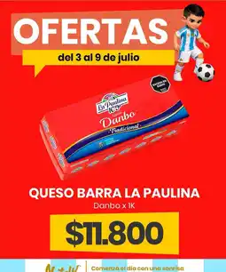 Super Nataly La paululina queso danbo tradicional oferta