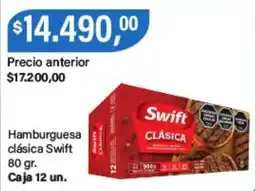 Supermercados Damesco Swift hamburguesa clásica oferta