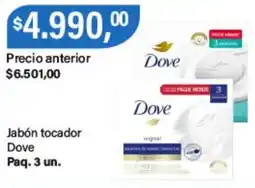 Supermercados Damesco Dove jabón tocadador oferta