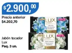 Supermercados Damesco Lux jabón tocador oferta