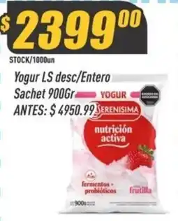 Supermercados Comodin Serenisima yogur ls desc/entero oferta