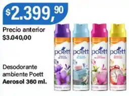 Supermercados Damesco Poett desodorante ambiente oferta