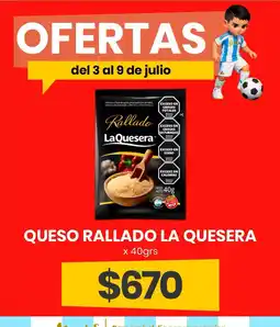 Super Nataly La Quesera queso rallado oferta