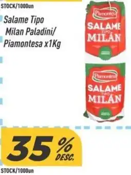 Supermercados Comodin Piamontesa salame tipo milan oferta