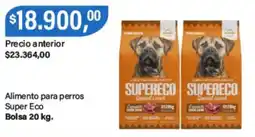 Supermercados Damesco Super eco alimento para perros oferta