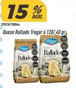 Supermercados Comodin Tregar queso rallado oferta
