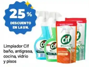 Supermercados Damesco Cif limpiador baño, antigrasa, cocina, vidrio y pisos oferta