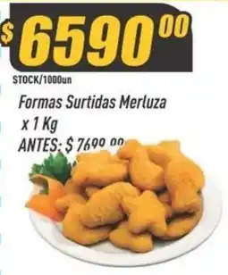 Supermercados Comodin Formas Surtidas Merluza oferta