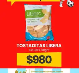 Super Nataly Libera tostaditas de arroz oferta