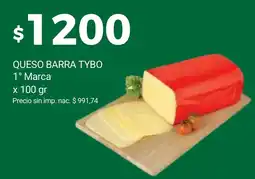 Supermercados A Granel Tybo queso barra oferta