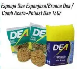 Supermercados Comodin Dea esponja dea esponjosa/bronce dea / comb acero+polieste 16gr oferta