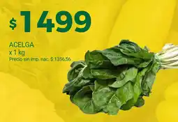 Supermercados A Granel Acelga oferta