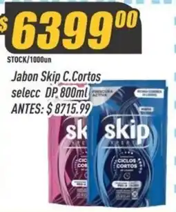Supermercados Comodin Skip jabon c. cortos oferta