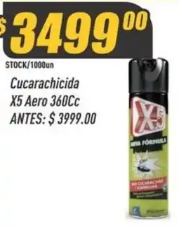 Supermercados Comodin X5 cucarachicida aero 360cc oferta
