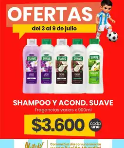 Super Nataly Suave shampoo y acond. suave oferta