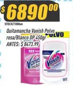 Supermercados Comodin Vanish quitamancha polvo rosa/blanco oferta