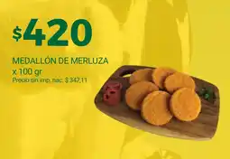 Supermercados A Granel Medallón de merluza oferta
