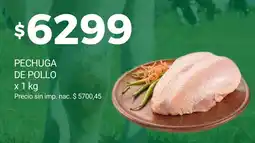 Supermercados A Granel Pechuga de pollo oferta