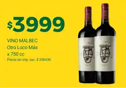 Supermercados A Granel Otro loco más vino malbec oferta