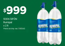 Supermercados A Granel Rumipal soda sifón oferta