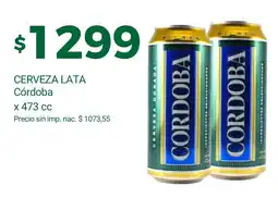Supermercados A Granel Cerveza lata cordoba oferta