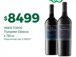 Supermercados A Granel Trumpeter vinos clásicos oferta