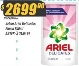 Supermercados Comodin Ariel jabon delicados oferta