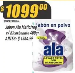 Supermercados Comodin Ala jabón en polvo oferta