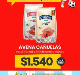 Super Nataly Cañuelas avena instantánea y tradicional oferta
