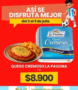 Super Nataly La paululina queso cremoso oferta