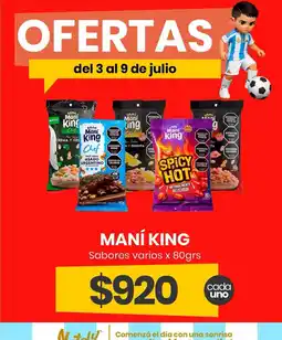 Super Nataly Maní king sabores varios oferta