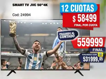 Jvc smart tv 50"4k