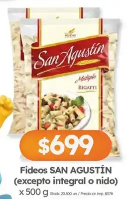 Cordiez San Agustin fideos multiple rigatti oferta