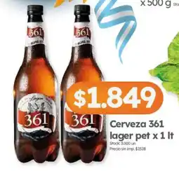 Cordiez Cerveza 361 lager pet oferta