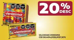 Supermercados Yaguar Vienissima! salchichas oferta