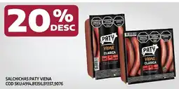 Supermercados Yaguar Paty salchichas viena clasica oferta