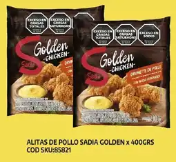 Supermercados Yaguar Sadia alitas de pollo golden oferta