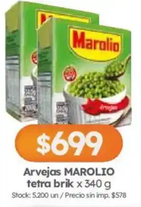 Cordiez Marolio arvejas oferta