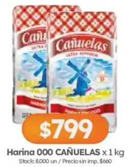 Cordiez Cañuelas harina 000 oferta