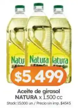 Cordiez Natura aceite de girasol oferta