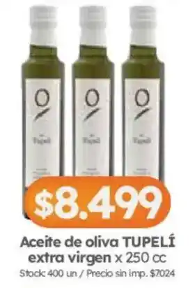 Cordiez Tupelí aceite de oliva extra virgen oferta
