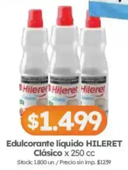Cordiez Hileret edulcorante líquido clásico oferta