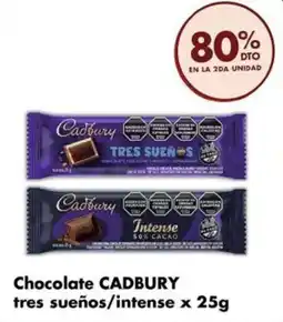 Disco Cadbury chocolate tres sueños/intense oferta