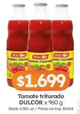 Cordiez Dulcor tomate triturado oferta